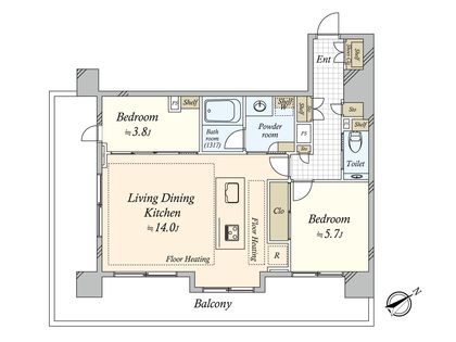 間取図(平面図)