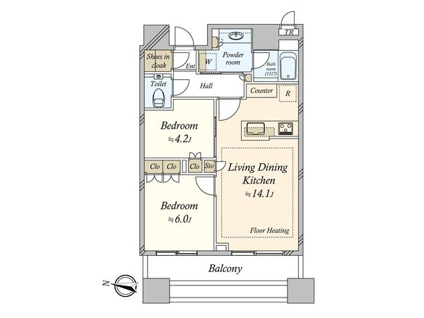 Brillia Towers目黒 ノースレジデンス 間取図(平面図) Brillia Towers目黒 ノースレジデンス 間取図(平面図)