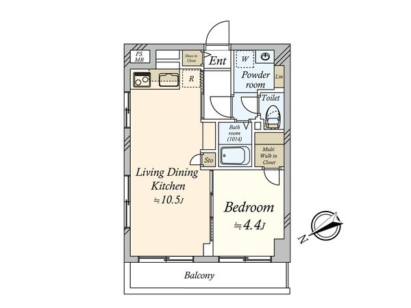 五反田永谷タウンプラザ 間取図(平面図) 五反田永谷タウンプラザ 間取図(平面図)