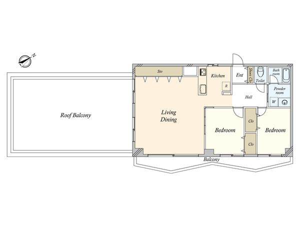セザール目黒 間取図(平面図)