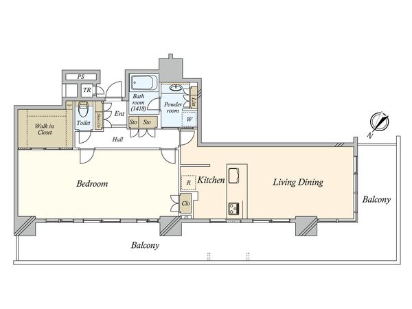 Brillia有明CityTower 間取図(平面図)