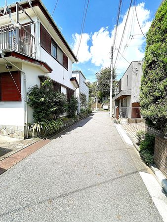 等々力6丁目 土地 前面道路含む外観 等々力6丁目 土地 前面道路含む外観