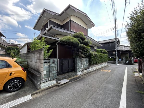 調布市深大寺北6丁目土地 前面道路含む外観