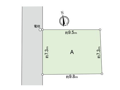 目黒区緑が丘1丁目 土地 区画図