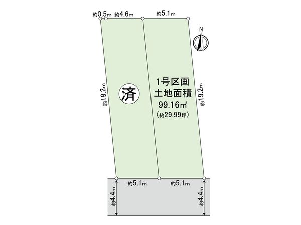 奥沢5丁目 土地 区画図 奥沢5丁目 土地 区画図