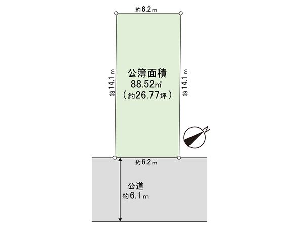 等々力2丁目 土地 区画図 等々力2丁目 土地 区画図