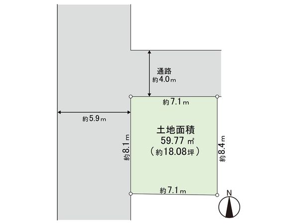 深沢1丁目土地 区画図 深沢1丁目土地 区画図