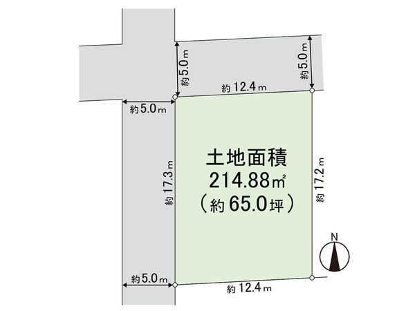 自由が丘3丁目 土地 区画図 自由が丘3丁目 土地 区画図