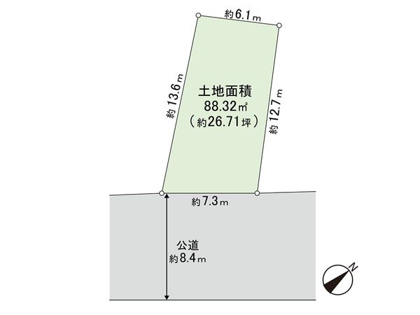 八雲1丁目 土地 区画図 八雲1丁目 土地 区画図