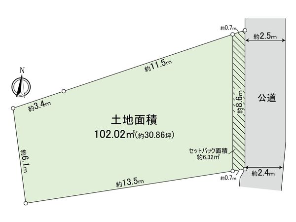 目黒4丁目 土地 区画図 目黒4丁目 土地 区画図