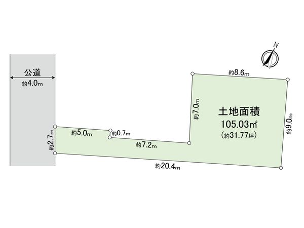 八雲4丁目 土地 区画図 八雲4丁目 土地 区画図