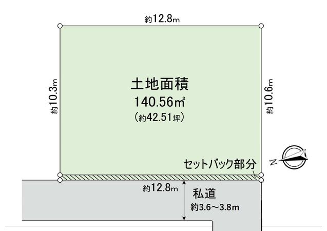 等々力8丁目 土地 区画図 等々力8丁目 土地 区画図