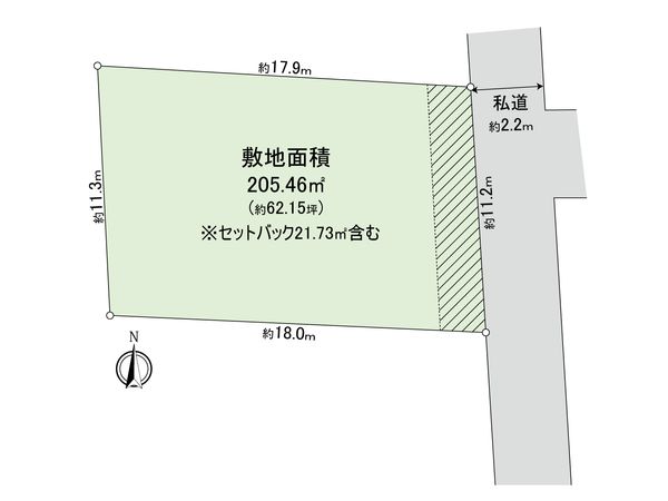 自由が丘2丁目 土地 区画図 自由が丘2丁目 土地 区画図