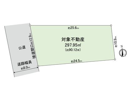 目黒区緑が丘2丁目 土地 区画図