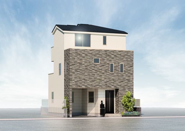 大岡山2丁目 新築戸建 外観パース図 外観パース図