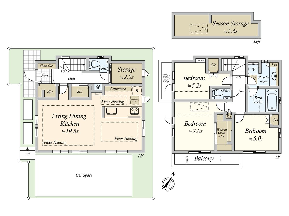 間取図(平面図)