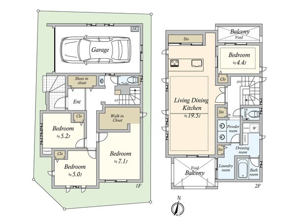 間取図(平面図)