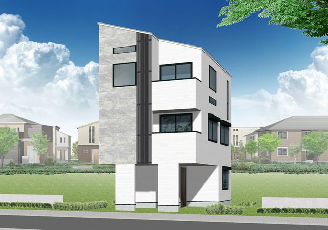 大田区南雪谷5丁目 新築戸建 A棟 外観パース図 大田区南雪谷5丁目 新築戸建 A棟 外観パース図