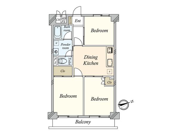 間取図(平面図)
