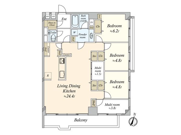間取図(平面図)