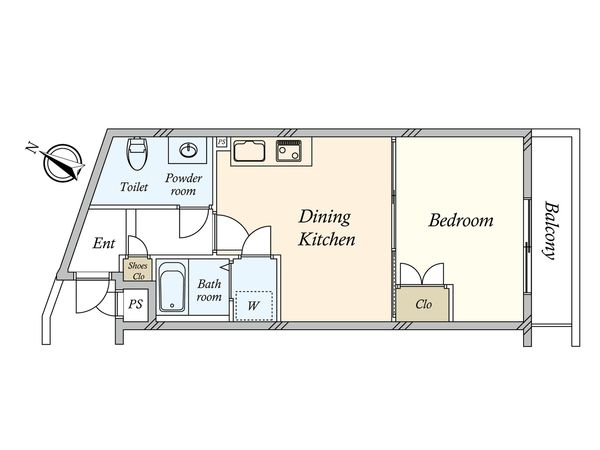 アルカンシェール三軒茶屋 間取図(平面図) アルカンシェール三軒茶屋 間取図(平面図)
