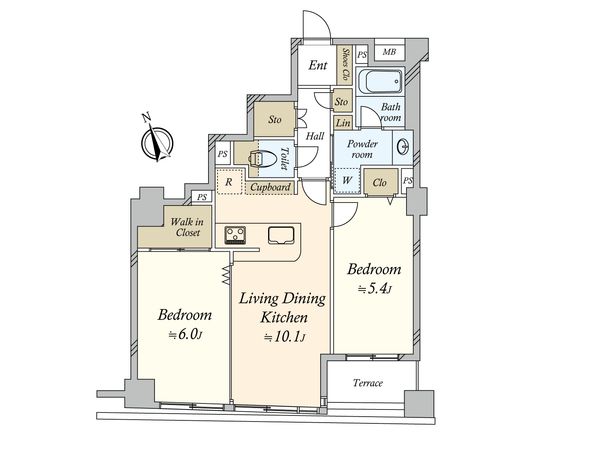 エクセレント尾山台駅前 間取図(平面図)