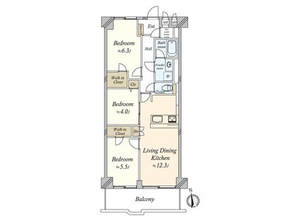間取図(平面図)