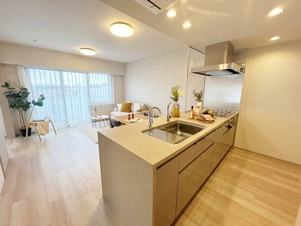 オープンレジデンシア目黒八雲 リビング リビング