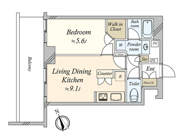 ジェイパーク自由が丘 間取図(平面図) 間取図(平面図)