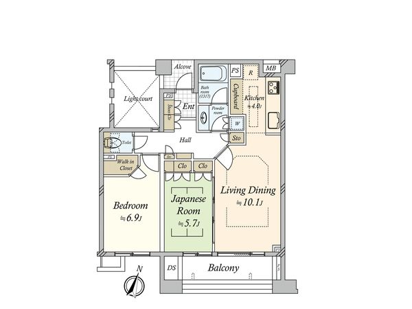 目黒八雲ハイム 間取図(平面図) 間取図(平面図)