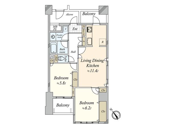 グランドステージ三宿 間取図(平面図) グランドステージ三宿 間取図(平面図)