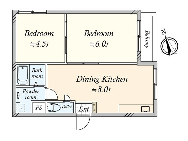 深沢コーポラス 間取図(平面図)
