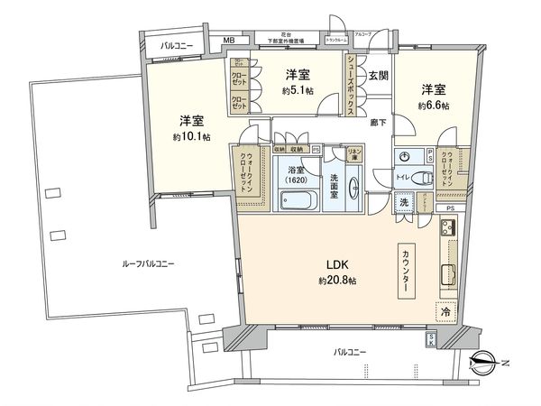 深沢ハウス 間取図(平面図)