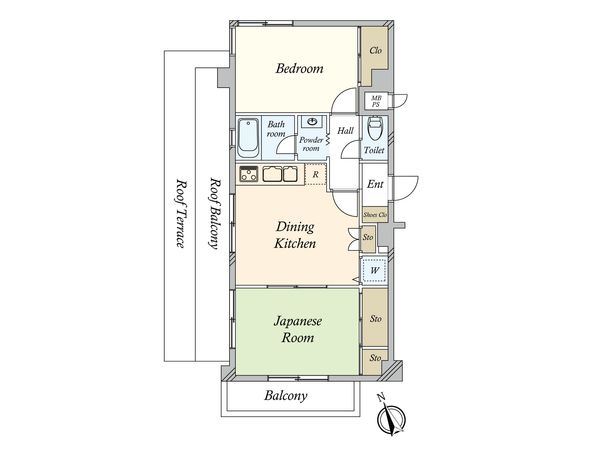 タウンハイツ尾山台 間取図(平面図) タウンハイツ尾山台 間取図(平面図)