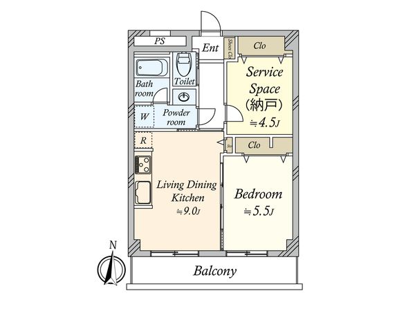 ミニカムマンション 間取図(平面図)
