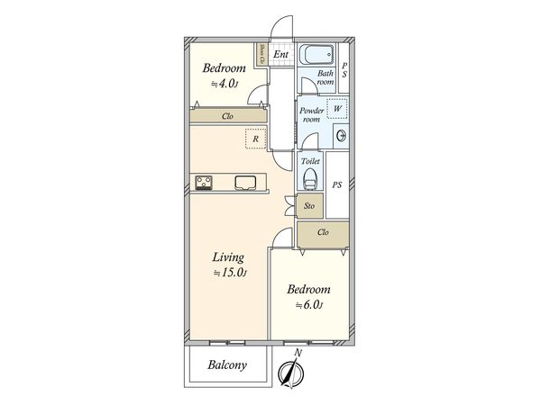 第2桜新町ヒミコマンション 間取図(平面図) 間取図(平面図)