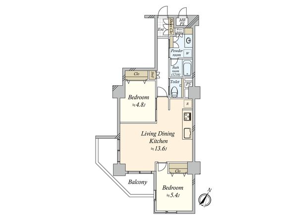 オリエント三軒茶屋ハウス 間取図(平面図) オリエント三軒茶屋ハウス 間取図(平面図)