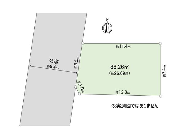 大田区中央5丁目土地 区画図 大田区中央5丁目土地 区画図