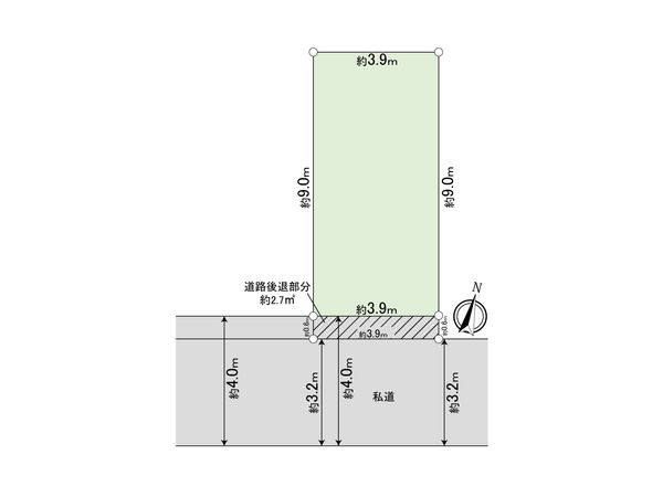 新宿区西新宿4丁目 土地 区画図 新宿区西新宿4丁目 土地 区画図
