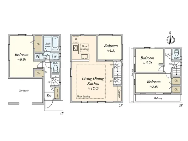 建物プラン例（建物は販売価格に含まれません）