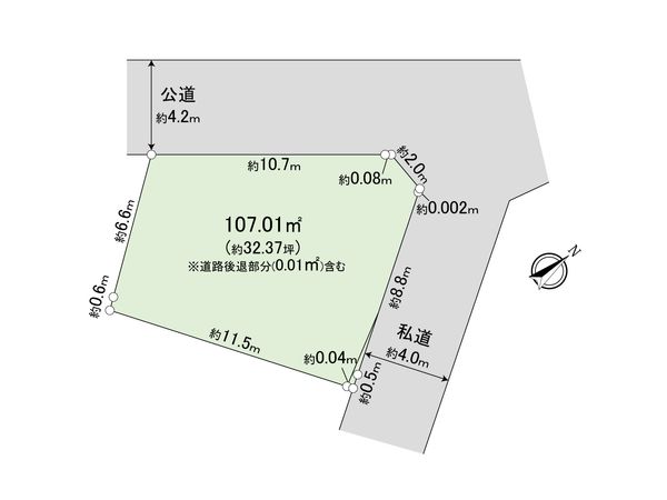 南馬込5丁目 土地 区画図 区画図