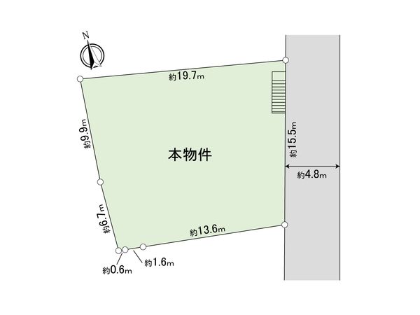 品川区西大井4丁目 土地 区画図