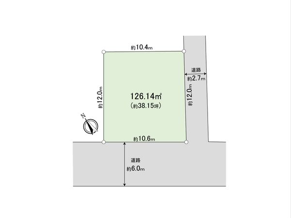 大田区山王2丁目土地 区画図