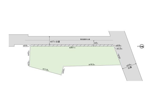 大田区大森東2丁目 土地 区画図 大田区大森東2丁目 土地 区画図