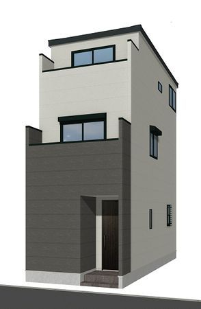 大森北4丁目 新築戸建 外観パース図 大森北4丁目 新築戸建 外観パース図