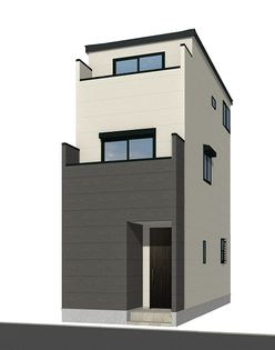 大森北4丁目 新築戸建 外観パース図