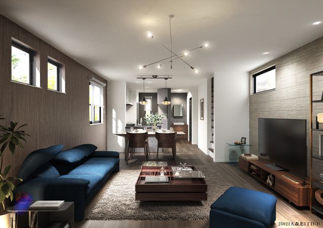 大田区大森北3丁目 新築戸建 完成予想図(内観)