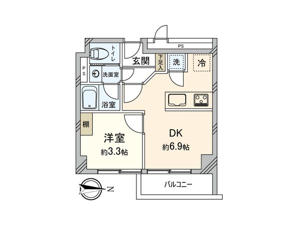 ダイヤハイツ大森 間取図(平面図) 間取図(平面図)