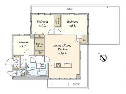 間取図(平面図)