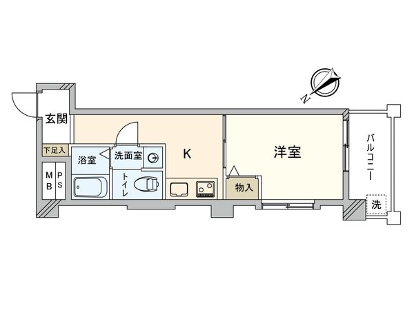 コンドミニアム大森 間取図(平面図) コンドミニアム大森 間取図(平面図)